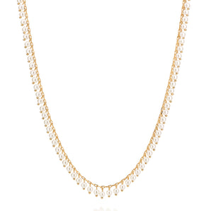 GOLD CHAIN WITH PEARL