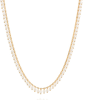 GOLD CHAIN WITH PEARL
