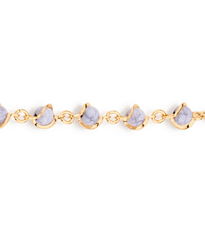 GOLD CHAIN WITH STONE