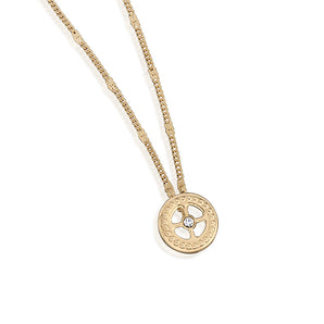 GOLD CHAIN WITH CRYSTAL