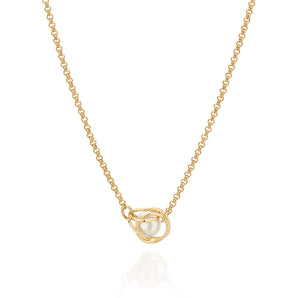 GOLD CHAIN WITH PEARL
