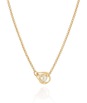 GOLD CHAIN WITH PEARL