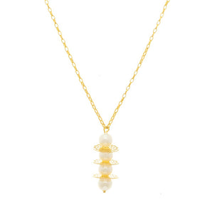 GOLD CHAIN WITH PEARL