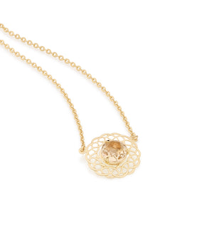 GOLD CHAIN WITH CRYSTAL