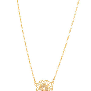 GOLD CHAIN WITH CRYSTAL