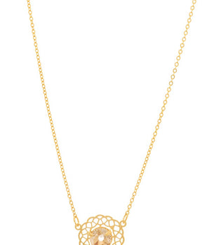 GOLD CHAIN WITH CRYSTAL