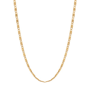 GOLD ANCHOR LINK CHAIN NECKLACE - 60CM