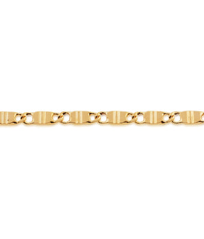GOLD ANCHOR LINK CHAIN NECKLACE - 60CM