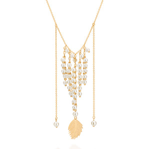 GOLD CHAIN WITH PEARL