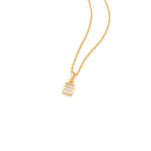 GOLD CHAIN WITH ZIRCONIA