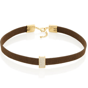 GOLD CHAIN WITH ZIRCONIA