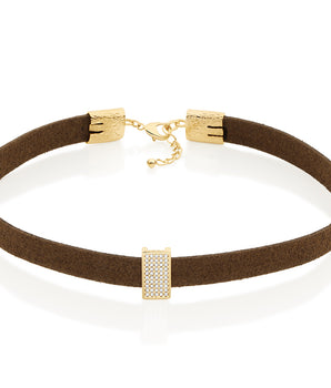 GOLD CHAIN WITH ZIRCONIA
