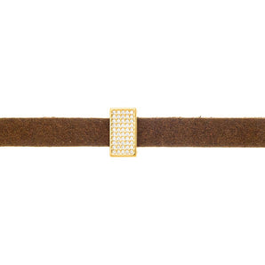 GOLD CHAIN WITH ZIRCONIA
