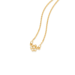 GOLD PLATED CHAIN WITH ZIRCONIA