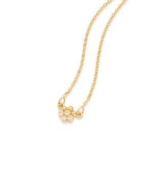 GOLD PLATED CHAIN WITH ZIRCONIA