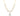 GOLD PLATED CHAIN WITH ZIRCONIA