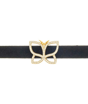 GOLD PLATED CHAIN WITH ZIRCONIA