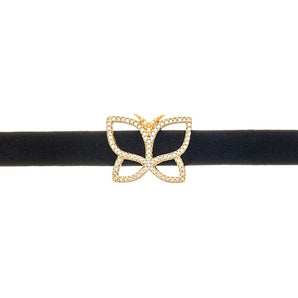 GOLD PLATED CHAIN WITH ZIRCONIA