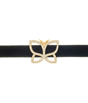 GOLD PLATED CHAIN WITH ZIRCONIA