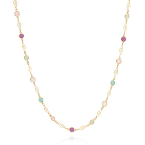 GOLD CHAIN WITH STONE