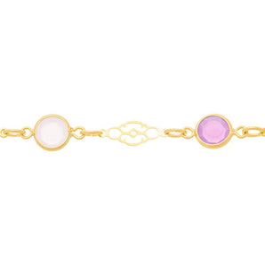 GOLD CHAIN WITH STONE