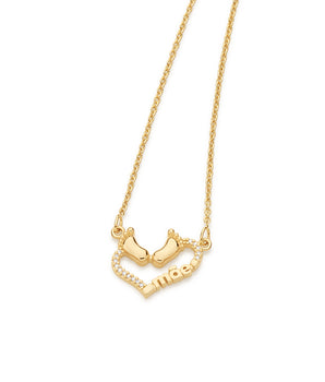 GOLD CHAIN WITH ZIRCONIA