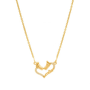 GOLD CHAIN WITH ZIRCONIA