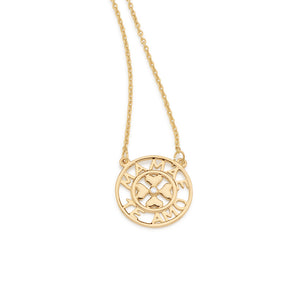 GOLD CHAIN WITH ZIRCONIA