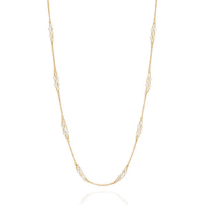 GOLD CHAIN WITH PEARL