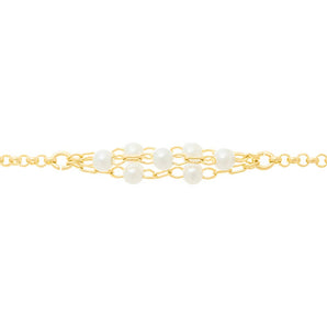 GOLD CHAIN WITH PEARL