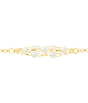 GOLD CHAIN WITH PEARL