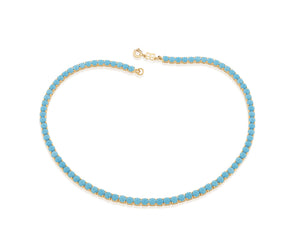 GOLD CHAIN WITH CRYSTAL