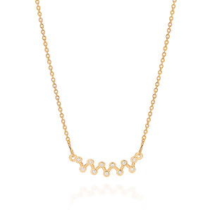 GOLD CHAIN WITH ZIRCONIA