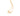 GOLD CHAIN WITH ZIRCONIA