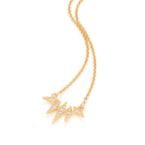 GOLD CHAIN WITH ZIRCONIA