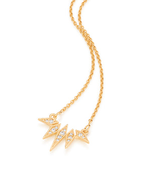 GOLD CHAIN WITH ZIRCONIA