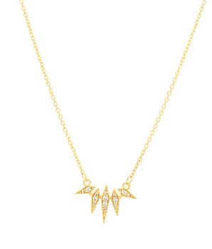GOLD CHAIN WITH ZIRCONIA