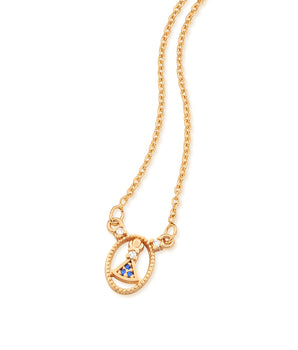 GOLD CHAIN WITH ZIRCONIA