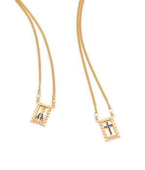 GOLD CHAIN WITH ZIRCONIA
