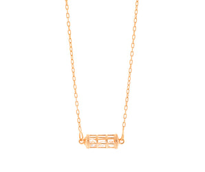 GOLD CHAIN WITH ZIRCONIA