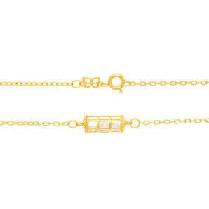 GOLD CHAIN WITH ZIRCONIA