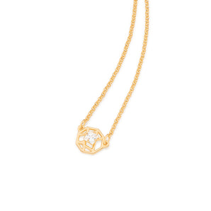 GOLD CHAIN WITH ZIRCONIA