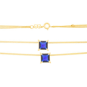 GOLD CHAIN WITH CRYSTAL