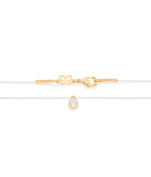 GOLD PLATED CHAIN WITH CRYSTAL