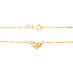 GOLD CHAIN WITH ZIRCONIA