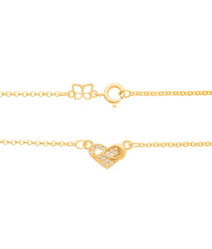 GOLD CHAIN WITH ZIRCONIA