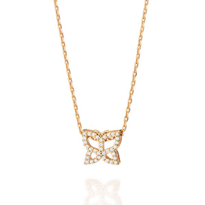 GOLD PLATED CHAIN WITH ZIRCONIA