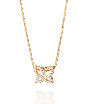 GOLD PLATED CHAIN WITH ZIRCONIA