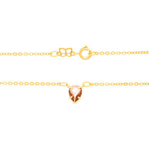 GOLD CHAIN WITH CRYSTAL