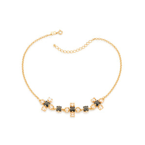 GOLD CHAIN WITH CRYSTAL